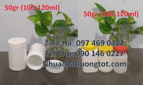 Hũ hóa chất 100 g, hũ 200g đựng sốt cà chua hũ tinh bột sắn dây 200 gram hũ nhựa 250 g tròn cao h