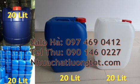 can nhựa 30 lít đựng thực phẩm can nhựa 5 lít trong can 18l đựng mật mía can nhựa giá rẻ, can dẹp