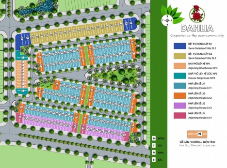 PHÂN KHU DAHLIA - ECOGARDEN: SỨC HÚT TỪ VỊ TRÍ VÀNG CÙNG NHIỀU ƯU ĐÃI HẤP DẪN GIÁ CHỈ 4.1X TỶ/CĂN
