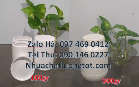 Hũ hóa chất 100 g, hũ 200g đựng sốt cà chua hũ tinh bột sắn dây 200 gram hũ nhựa 250 g tròn cao h