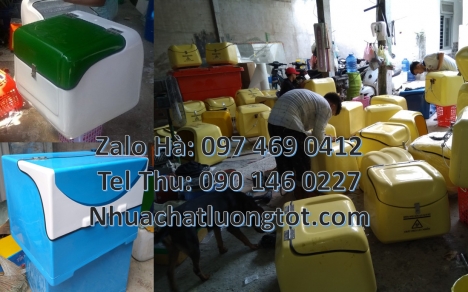 Thùng giao hàng 62x52x62 cm, Thùng ship hàng giữ nhiệt Thùng giao hàng nhanh Thùng chở hàng Thùng