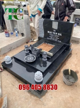 Mộ đá hoa cương có độ bóng cao