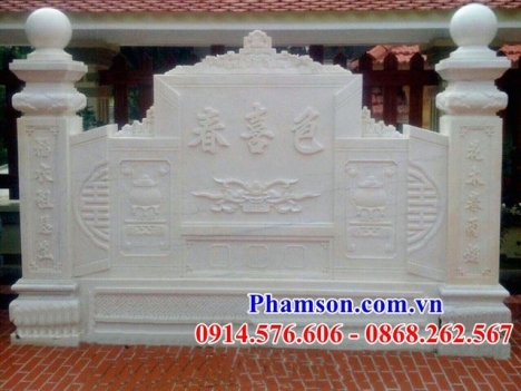 38+ bức bình phong nhà mồ bằng đá đẹp quảng bình