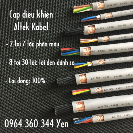 Cáp điều khiển Altek Kabel Đức/China chính hãng
