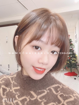 Cắt Uốn Tóc Ngắn Mái Bay Ở Đâu Đẹp Giá Rẻ Hoài Đức - Nam Đỗ Hair Salon
