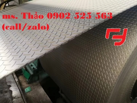 Inox tấm gân, gân đúc inox, tấm chống trượt inox