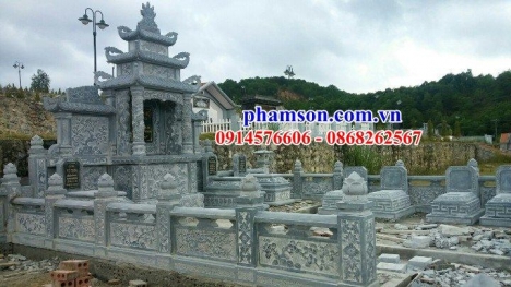 23+tường bao đền miếu bằng đá đẹp yên bái