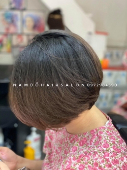 Cắt Uốn Phục Hồi Tóc Ngang Vuông Ở Đâu Uy Tín Giá Rẻ Hoài Đức - Nam Đỗ Hair Salon