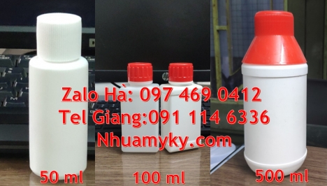 Chai nhựa đựng thuốc thú y, chai nhựa đựng thuốc thủy sản chai nhựa đựng nông dược chai nhựa 30 ml