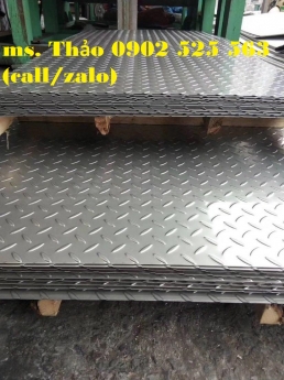 Inox tấm gân, gân đúc inox, tấm chống trượt inox