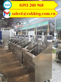Bồn rửa tay y tế inox 2 vòi