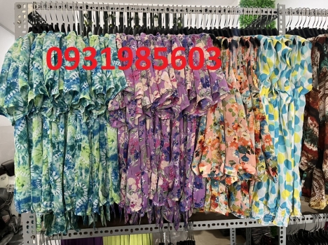 BÁN SỈ ÁO VOAN HOA KIỂU CỘT NƠ, HÀNG XUẤT DƯ, GIÁ CỰC KỲ RẺ 2X