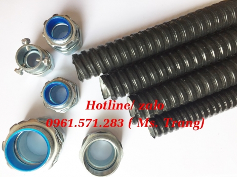 Ống ruột gà lõi thép bọc nhựa phi ½