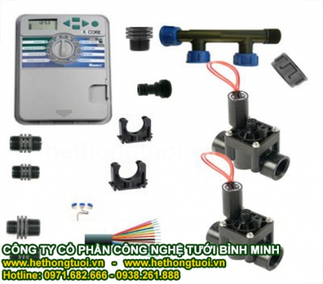 Tủ điều khiển hunter x-core, tủ điều khiển tưới cây tự động