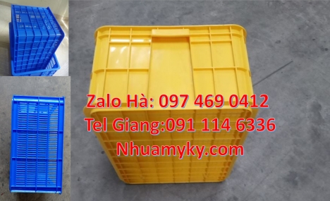 thùng nhựa đặc, thùng nhựa, rổ nhựa chất lượng giá rẻ hcm sóng nhựa đặc Bán giỏ nhựa 5 bánh xe thù