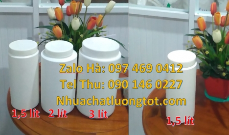 Hũ hóa chất 100 g, hũ 200g đựng sốt cà chua hũ tinh bột sắn dây 200 gram hũ nhựa 250 g tròn cao, h