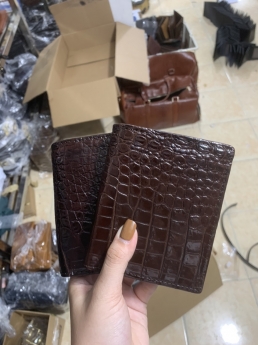 Ví Cá Sấu 2 Mặt - Tận Xưởng Không Qua Trung Gian