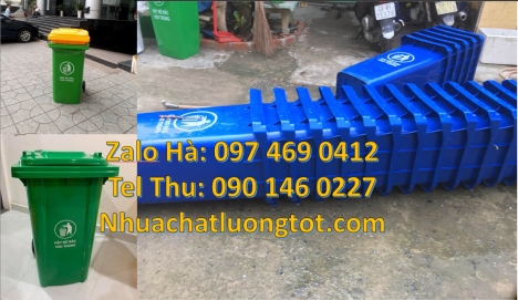 thùng rác 120l Composite, Thùng rác 240l nắp hở, thùng rác 240l composite, thùng rác nhựa 120l,