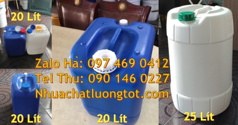 can nhựa 30 lít đựng thực phẩm can nhựa 30 lít dẹp đựng axit can 25l đựng tinh dầu can dẹp 30 lí
