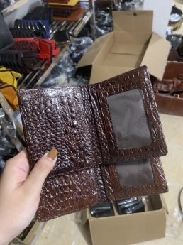 Ví Cá Sấu 2 Mặt - Tận Xưởng Không Qua Trung Gian