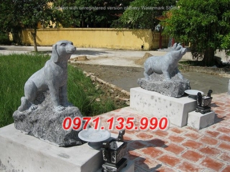 414+ MẪU CHÓ BẰNG ĐÁ ĐẸP CHẤN YỂM NHÀ THỜ HỌ