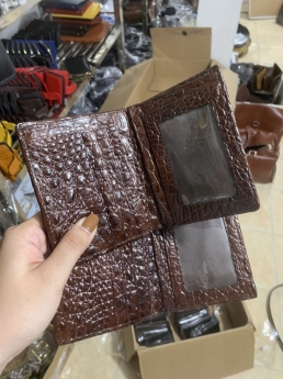 Ví Cá Sấu 2 Mặt - Tận Xưởng Không Qua Trung Gian