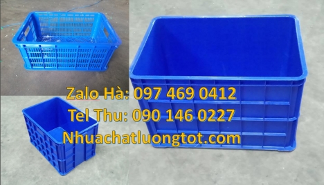 Thùng nhựa đặc B3, sóng nhựa công nghiệp, rổ nhựa, Két bia, thùng nhựa đựng đồ, Giỏ nhựa 5 bánh xe,