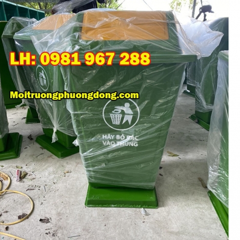 Giá thùng rác 90 lít bập bênh tại Hà Nôi