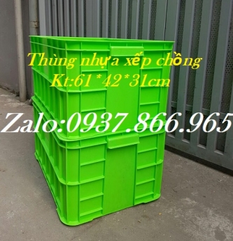 Thùng nhựa dùng trong xưởng có khí, khay nhựa công nghiệp, khay nhựa