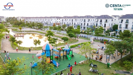 Bán căn góc biệt thự song lập thuộc khu đô thị Centa City VSIP Từ Sơn,giá 9,x tỷ