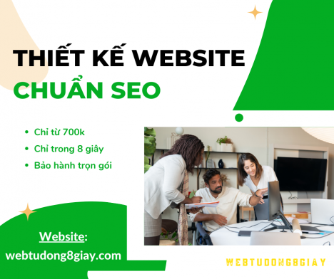 Thiết kế website chuẩn SEO chỉ từ 700k - bảo hành trọn gói