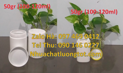 Hũ hóa chất 100 g, hũ 200g đựng sốt cà chua hũ tinh bột sắn dây 200 gram hũ nhựa 250 g tròn cao, h