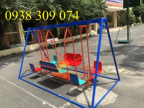 Xích đu 3 dạng dành cho trẻ em khung sắt AD1202