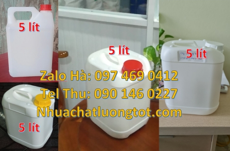 Can 5l đựng axit, can 4l vòi nhấn đựng phẩm màu, Can hdpe giá rẻ Can 2l đựng nước giặt, Can 2l quay,