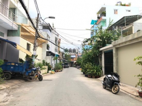 NHÀ 2 MẶT TIỀN HẺM XE HƠI 502 HUỲNH TẤN PHÁT, P.BÌNH THUẬN, QUẬN 7