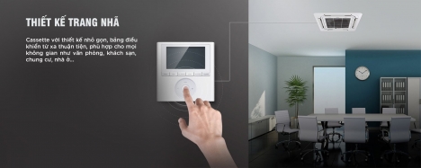 Máy lạnh âm trần Midea thiết kế phù hợp với nhiều không gian khác nhau