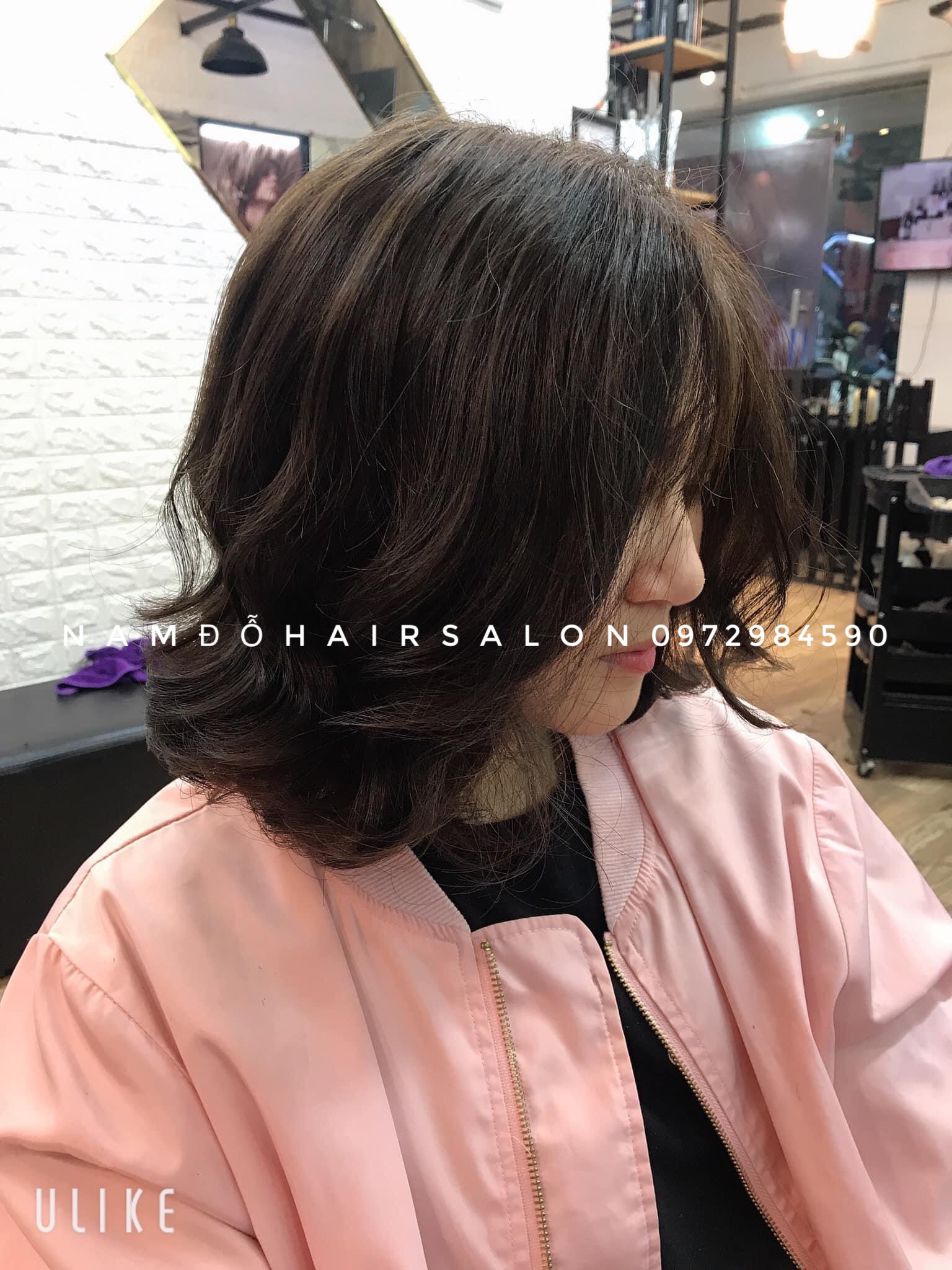 CẮT UỐN SÓNG LƠI TÓC NGANG VAI ĐẸ GIÁ RẺ HOÀI ĐỨC - NAM ĐỖ HAIR SALON