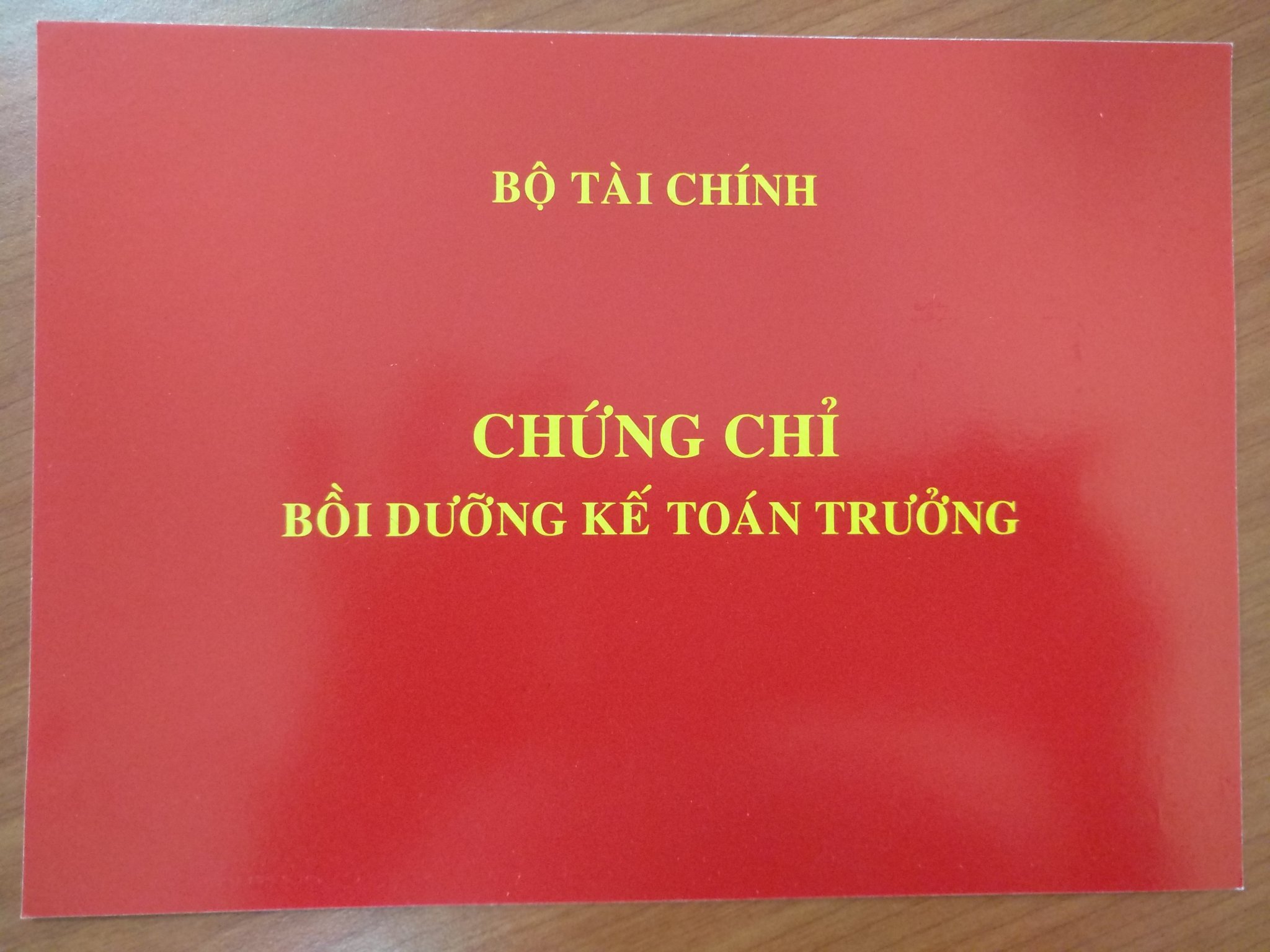 lớp Bồi Dưỡng Kế Toán Trưởng(online) chứng chỉ cấp bởi HV Tài Chính