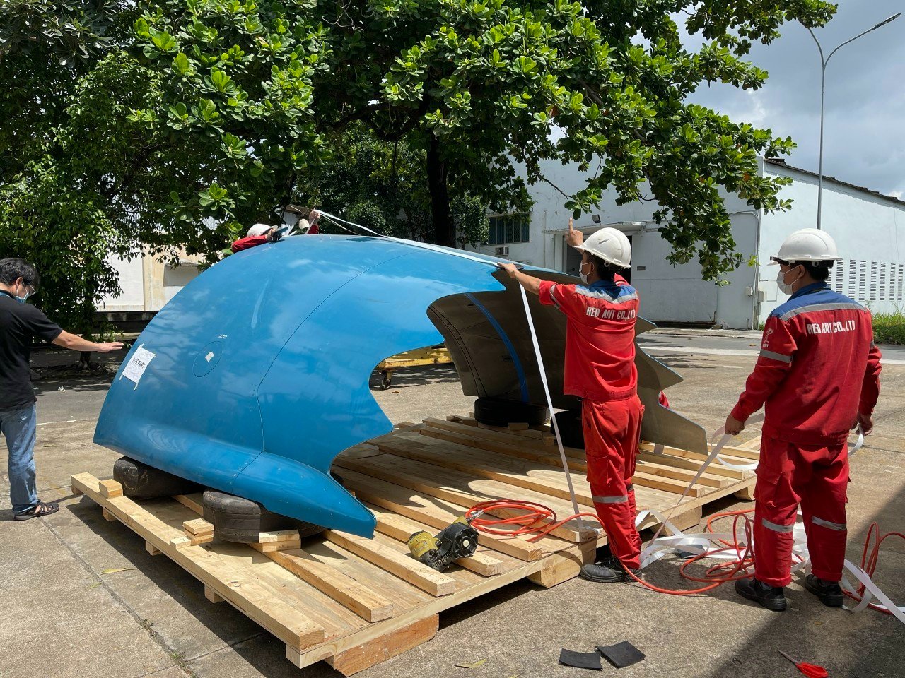 Đóng gói hàng hoá máy móc chuyên nghiệp tại KCN Bình Xuyên