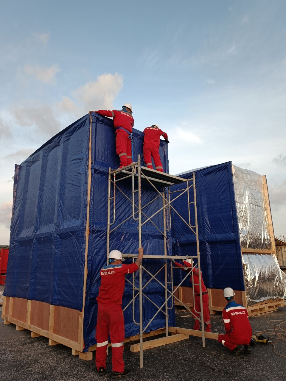 Dịch vụ đóng gói hàng hóa máy móc tại khu vực Miền Bắc