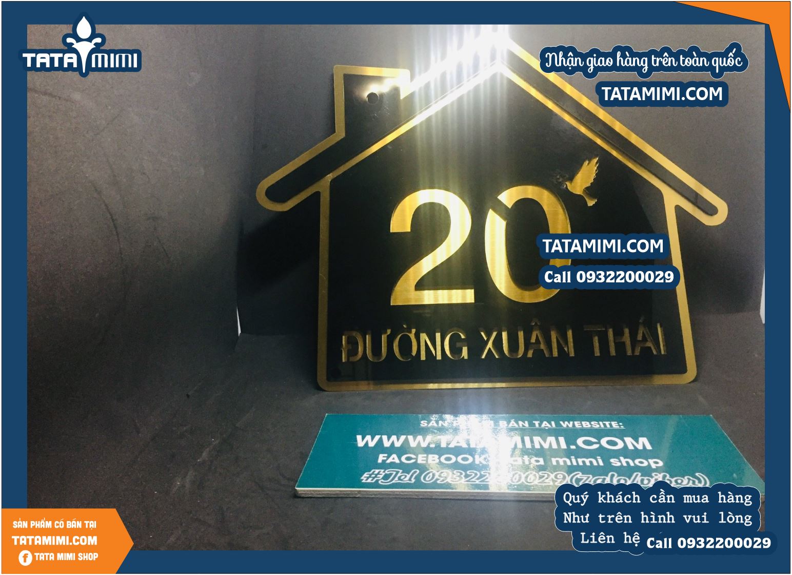 Biển số nhà đẹp, biển inox, quốc huy inox