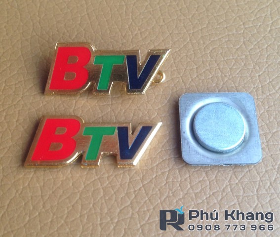 Sản xuất huy hiệu công ty cài áo, logo cài áo nam châm