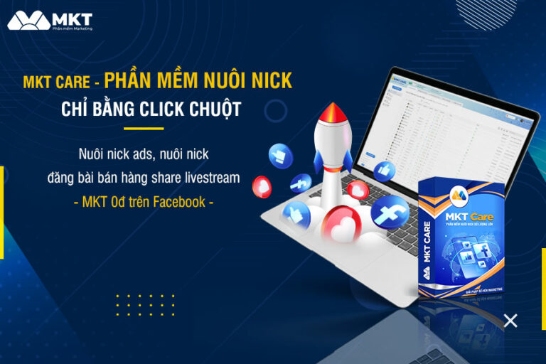 Phần mềm nuôi nick, seeding Facebook MKT Care