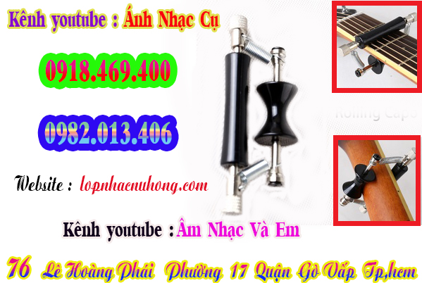 Địa chỉ nơi bán capo đàn guitar tại Sài Gòn, Gò Vấp, Tphcm 