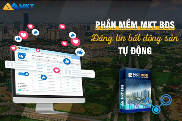 Phần mềm MKT BĐS - Đăng tin Bất động sản tự động, miễn phí