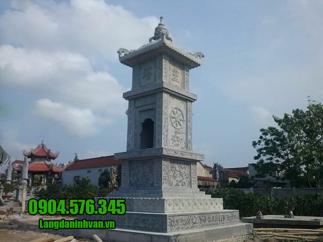 1 số mẫu mộ tháp bằng đá tự nhiên đẹp nhất