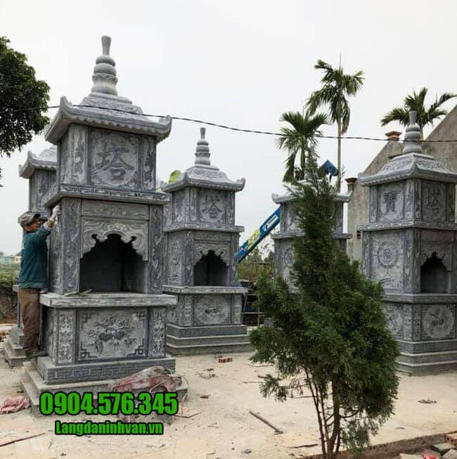 1 số mẫu mộ tháp bằng đá tự nhiên đẹp nhất