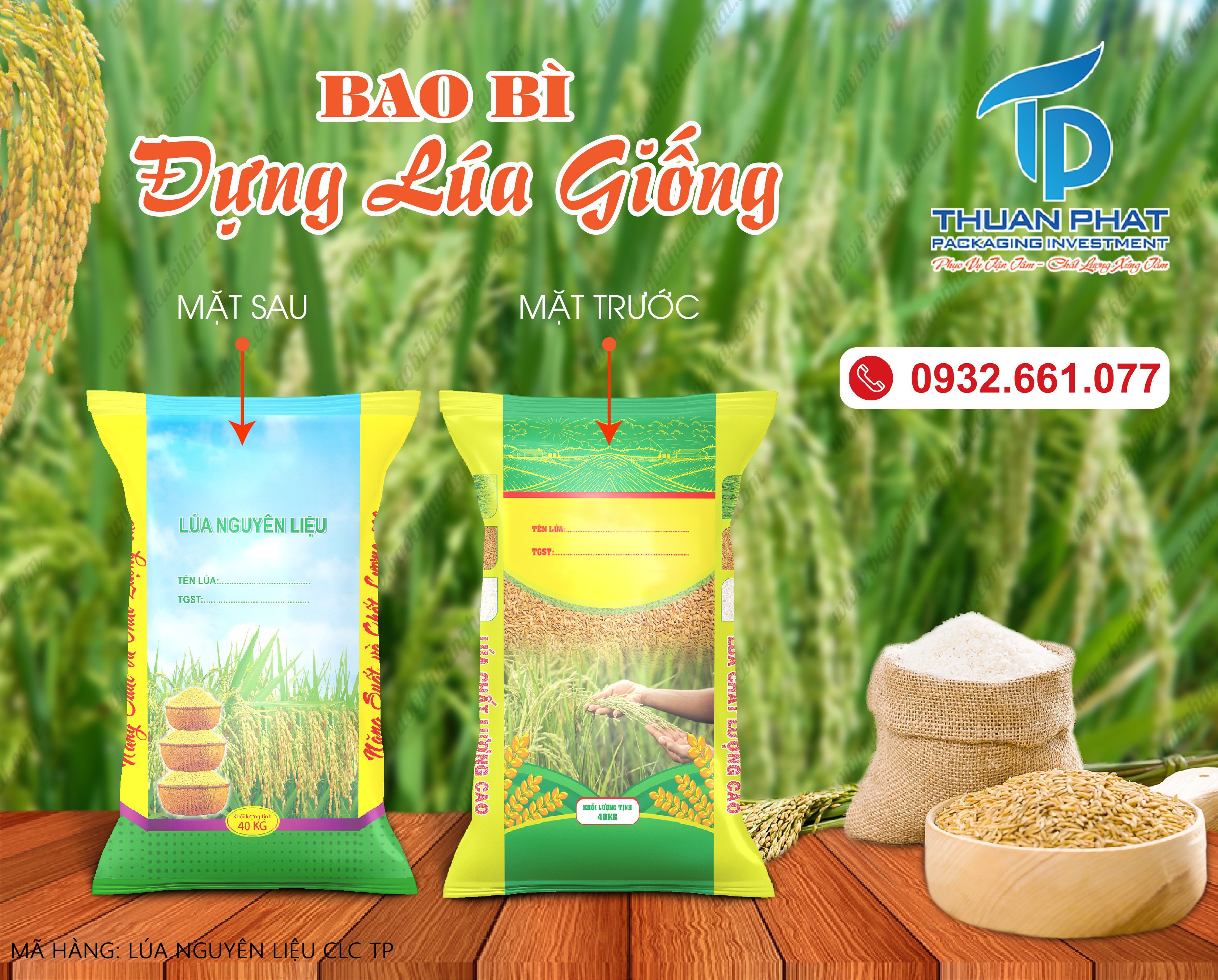 Bao Bì Đựng Lúa Giống Chất Lượng Tốt - Giá Thành Hợp Lý
