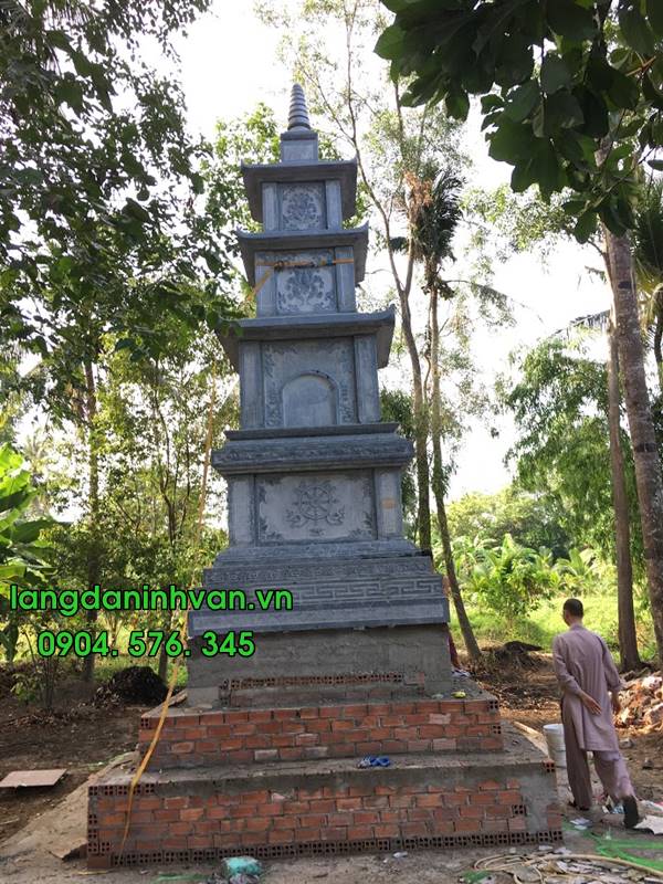 Những mẫu mộ tháp đá đẹp được lắp đặt trên toàn quốc