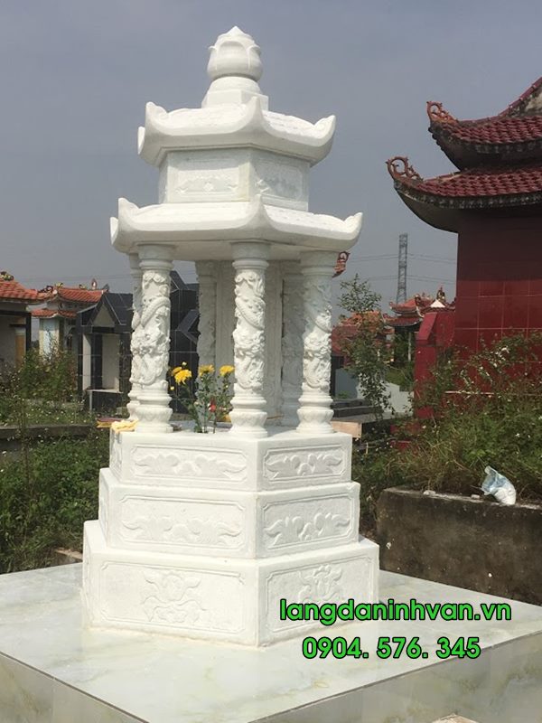 Những mẫu mộ tháp đá đẹp được lắp đặt trên toàn quốc